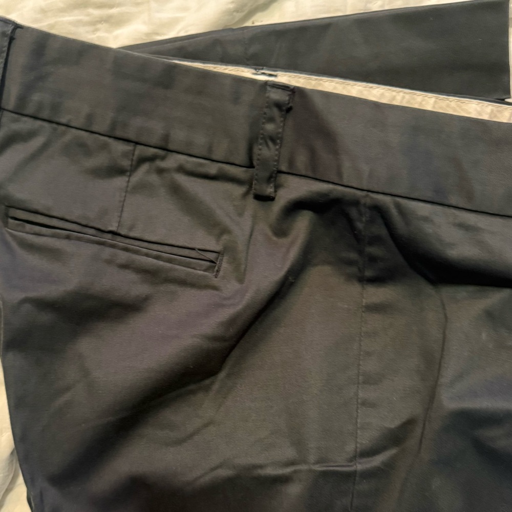 J. Crew Women's sz 10 reg City fit Black Wide Leg pant - Picture 5 of 6